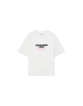 Maglia a Maniche Corte Uomo Jack & Jones JORBUSHWICK TEE SS CREW NECK FST 12263939 Bianco