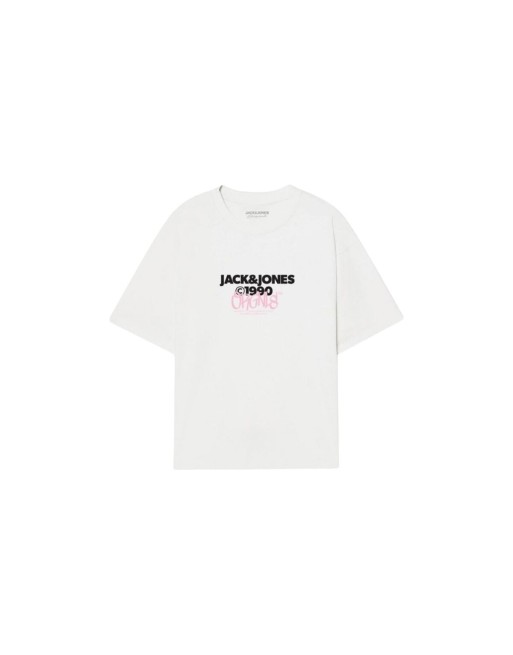 Men’s Short Sleeve T-Shirt Jack & Jones JORBUSHWICK TEE SS CREW NECK FST 12263939 White