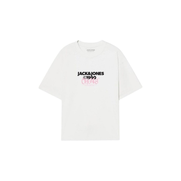 Men’s Short Sleeve T-Shirt Jack & Jones JORBUSHWICK TEE SS CREW NECK FST 12263939 White