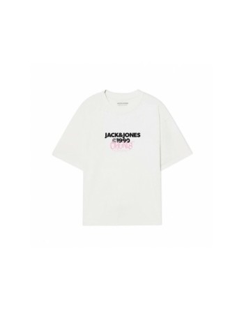 Men’s Short Sleeve T-Shirt Jack & Jones JORBUSHWICK TEE SS CREW NECK FST 12263939 White