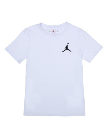 Child's Short Sleeve T-Shirt Nike JDB JUMPMAN AIR EMB 95A873 001 Black