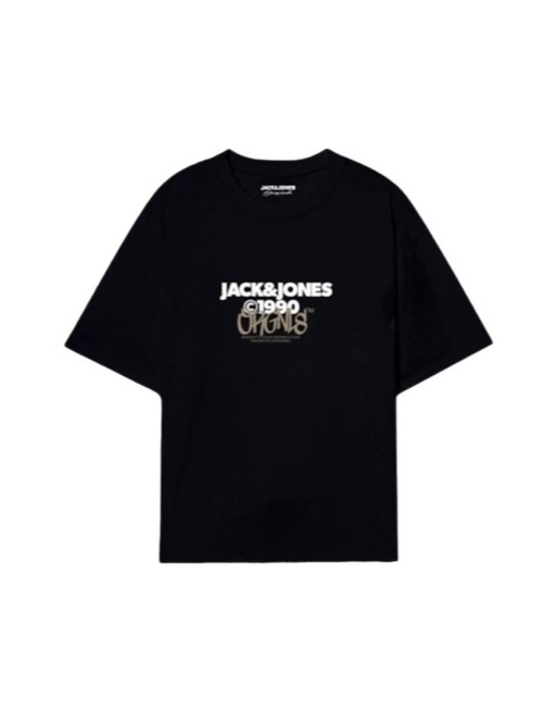 Herren Kurzarm-T-Shirt Jack & Jones JORBUSHWICK TEE SS CREW NECK FST 12263939 Schwarz