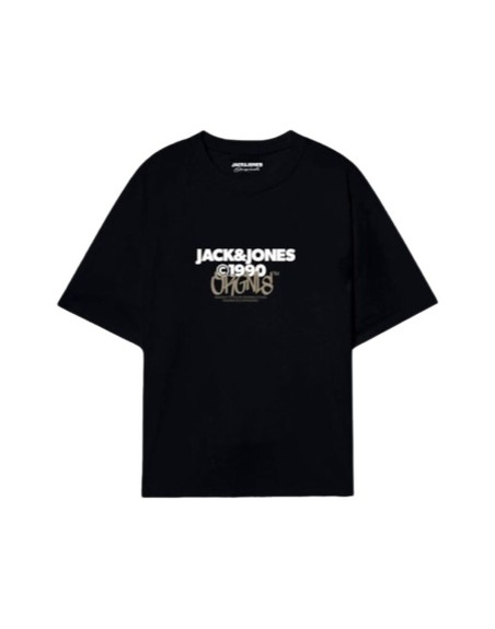 Camiseta de Manga Corta Hombre Jack & Jones JORBUSHWICK TEE SS CREW NECK FST 12263939 Negro