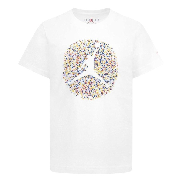 Maglia a Maniche Corte per Bambini Nike JDB POOLSIDE JUMPMAN SS TEE 95D122 001 Bianco