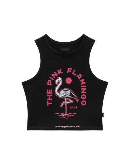 Débardeur Femme Vans FLAMINGHOST FITTED TANK VN000GH8BLK1 Noir