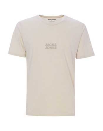 Herren Kurzarm-T-Shirt Jack & Jones JJORLA TEE SS CREW NEW 12270873 Beige