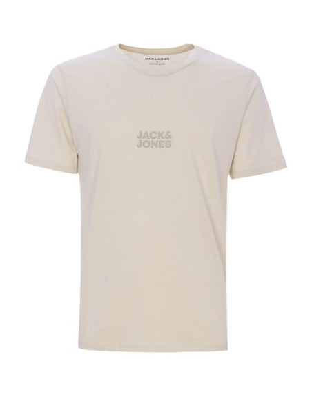 Herren Kurzarm-T-Shirt Jack & Jones JJORLA TEE SS CREW NEW 12270873 Beige