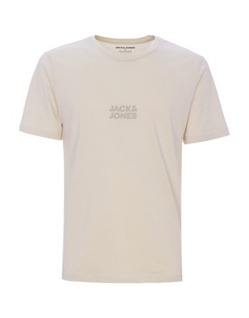 Herren Kurzarm-T-Shirt Jack & Jones JJORLA TEE SS CREW NEW 12270873 Beige