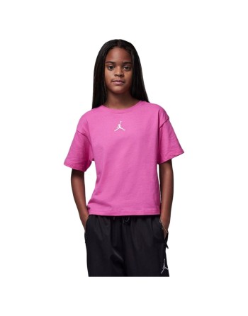 T shirt à manches courtes Enfant Nike JDG JORDAN ESSENTIALS 45A770 P5D Rose