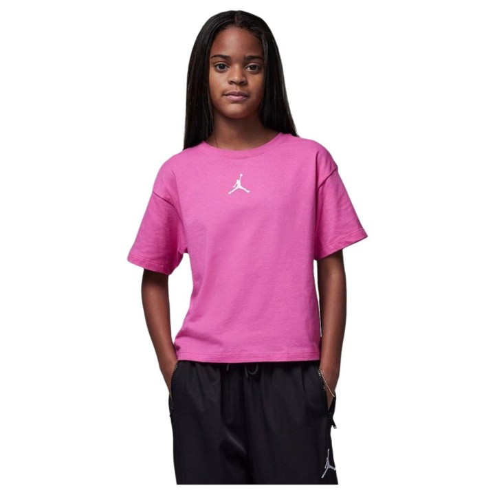 Kurzarm-T-Shirt für Kinder Nike JDG JORDAN ESSENTIALS 45A770 P5D Rosa