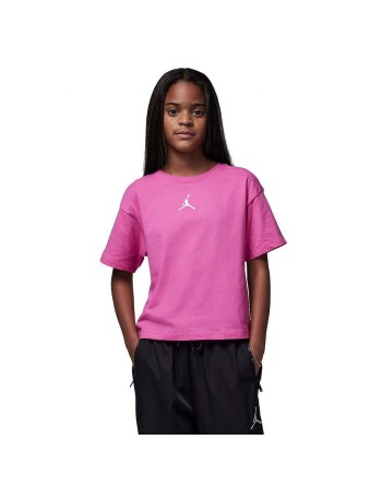 Maglia a Maniche Corte per Bambini Nike JDG JORDAN ESSENTIALS 45A770 P5D Rosa