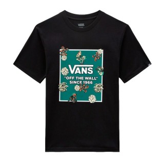 Børne Kortærmet T-shirt Vans FUNGI BOX FILL TEE-B VN000FGCBLK1 Sort