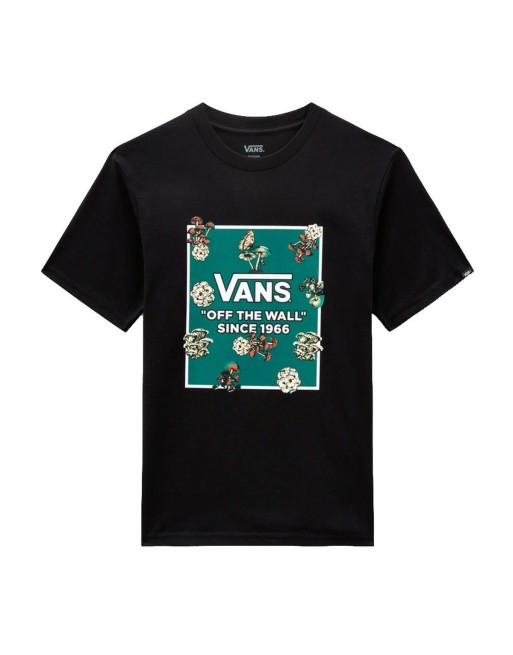 T shirt à manches courtes Enfant Vans FUNGI BOX FILL TEE-B VN000FGCBLK1 Noir