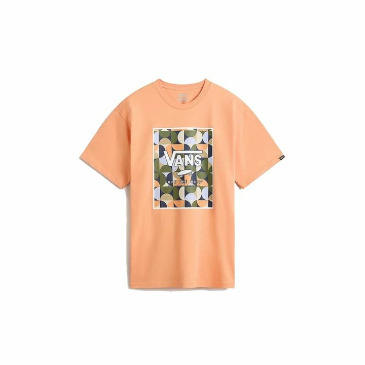 Maglia a Maniche Corte Uomo Vans MN CLASSIC PRINT BOX VN0A5E7YD051 Arancio