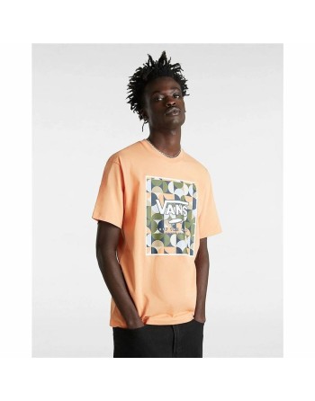 Camiseta de Manga Corta Hombre Vans MN CLASSIC PRINT BOX VN0A5E7YD051 Naranja