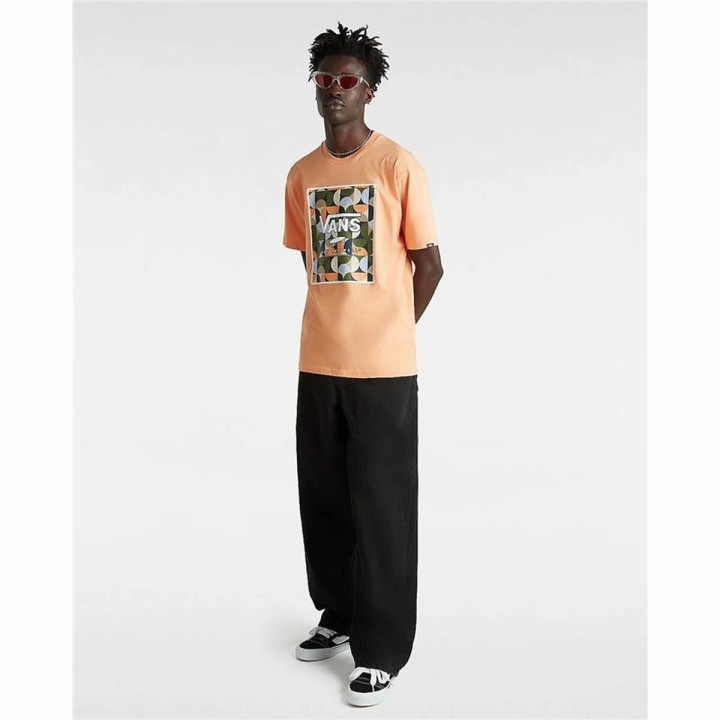 Men’s Short Sleeve T-Shirt Vans MN CLASSIC PRINT BOX VN0A5E7YD051 Orange