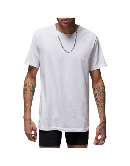 Maglia a Maniche Corte Uomo Nike Flight Base Tee JM0625 001 Bianco