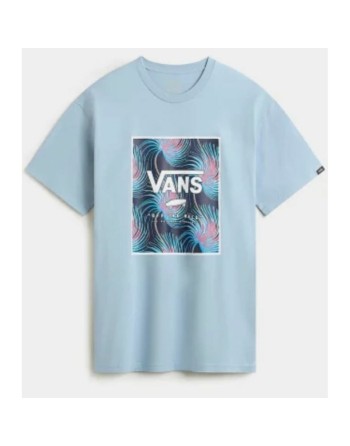Maglia a Maniche Corte Uomo Vans MN CLASSIC PRINT BOX VN0A5E7YCZI1 Azzurro