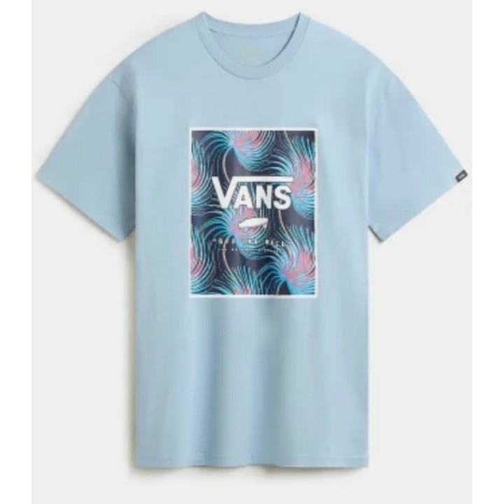 Kortærmet T-shirt til Mænd Vans MN CLASSIC PRINT BOX VN0A5E7YCZI1 Blå