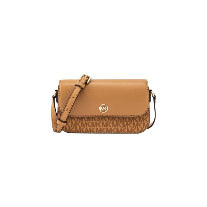 Borsa a Tracolla Michael Kors 35F4GTVC5B-DEER Marrone 21 x 14 x 4,5 cm