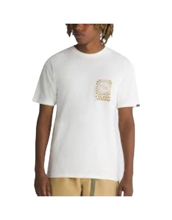 Kortærmet T-shirt til Mænd Vans SUN AND SURF SS TEE VN000G5KFS81 Hvid