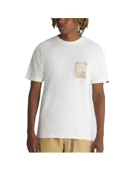 Men’s Short Sleeve T-Shirt Vans SUN AND SURF SS TEE VN000G5KFS81 White