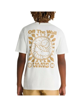 Men’s Short Sleeve T-Shirt Vans SUN AND SURF SS TEE VN000G5KFS81 White