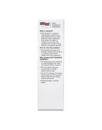 Champú Anticaspa Sebamed (200 ml)