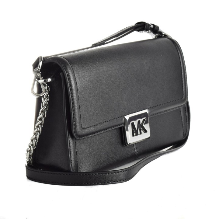 Håndtasker til damer Michael Kors 35F1S6SL3L-BLACK Sort 26 x 16 x 7 cm