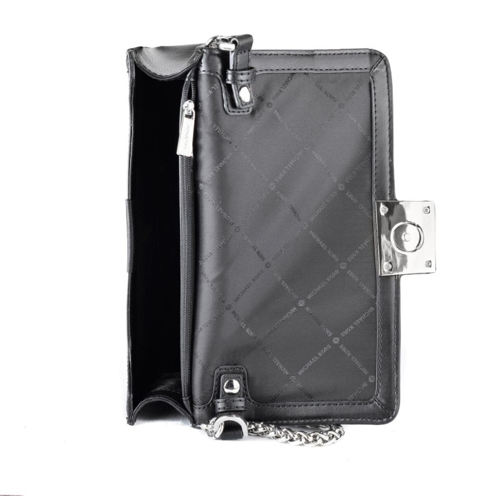 Håndtasker til damer Michael Kors 35F1S6SL3L-BLACK Sort 26 x 16 x 7 cm