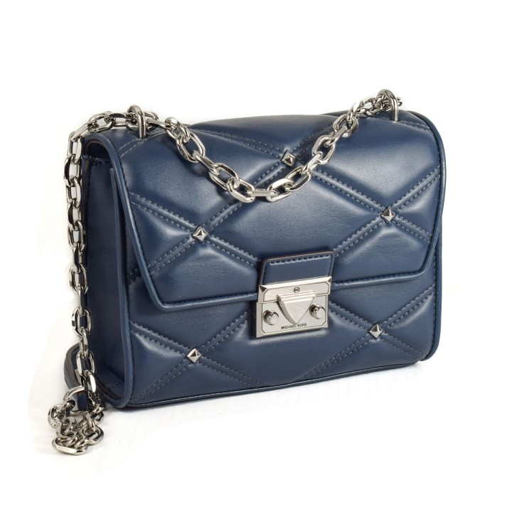 Håndtasker til damer Michael Kors 35F2SNRL2U-NAVY Blå 19 x 14 x 7 cm