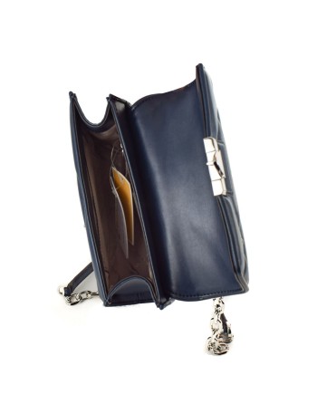 Håndtasker til damer Michael Kors 35F2SNRL2U-NAVY Blå 19 x 14 x 7 cm