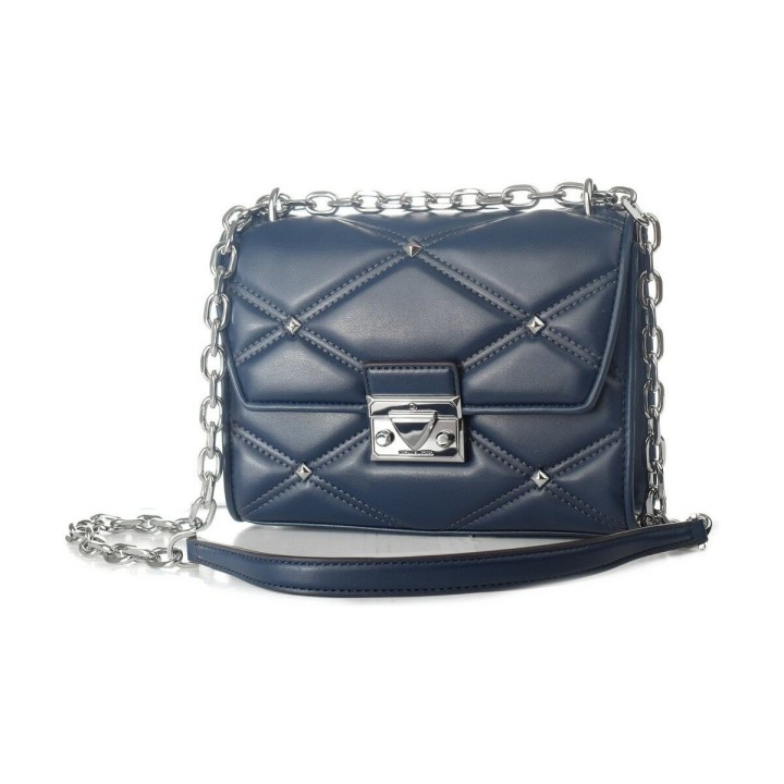 Håndtasker til damer Michael Kors 35F2SNRL2U-NAVY Blå 19 x 14 x 7 cm
