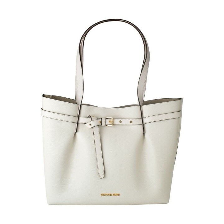 Håndtasker til damer Michael Kors 35H0GU5T9T-OPTIC-WHITE Hvid 34 x 28 x 15 cm