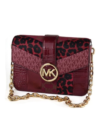 Bolso Mujer Michael Kors 35F2GNML2Y-MULBERRY-MLT Rojo 23 x 17 x 5 cm