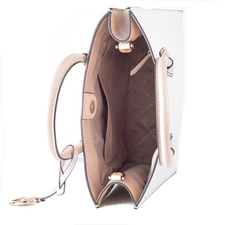 Håndtasker til damer Michael Kors 35S2GM9T8T-LT-CRM-MULTI Beige 28 x 30 x 9 cm