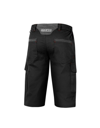 Pantalón corto Sparco S02410NR3L Negro Elástico
