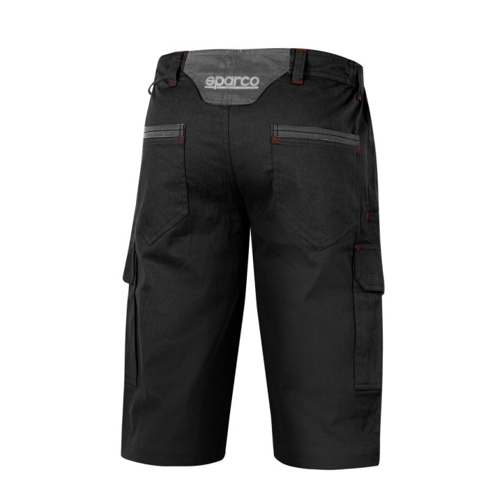 Shorts Sparco S02410NR3L Sort Elastik
