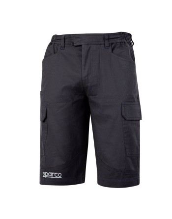 Kurze Hose Sparco S02410NR3L Schwarz Elastisch