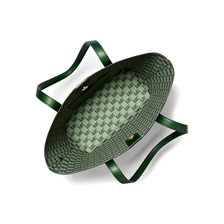 Borsa Donna Michael Kors HADLEIGH Verde 29 X 30 X 8 CM