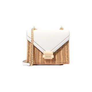 Skuldertaske Michael Kors WHITNEY Hvid 21 x 18 x 7 cm