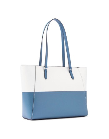 Sac-à-main Femme Michael Kors CHARLOTE-DENIM-MULTI Bleu 27 x 34 x 11 cm