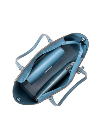 Sac-à-main Femme Michael Kors CHARLOTE-DENIM-MULTI Bleu 27 x 34 x 11 cm