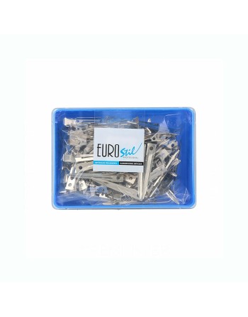 Hair clips Eurostil Pinzas Mediana