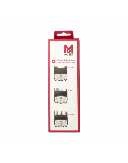 Set of combs/brushes Wahl Moser Pack Peines (1.5/3/4.5 MM)