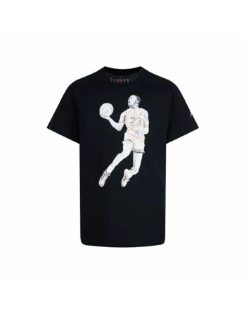 Maglia a Maniche Corte per Bambini Jordan Air Nero