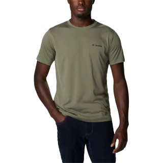 Kortærmet T-shirt til Mænd Columbia Zero Rules Oliven