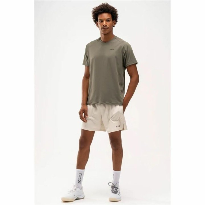 Kortærmet T-shirt til Mænd Nox Pro Fit Oliven Padel