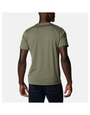 Herren Kurzarm-T-Shirt Columbia Zero Rules Olive