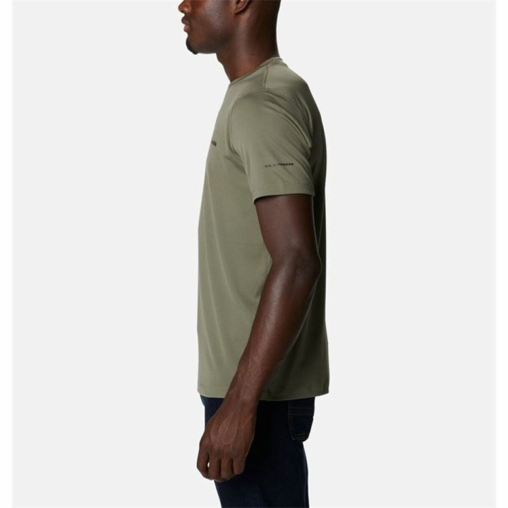 Herren Kurzarm-T-Shirt Columbia Zero Rules Olive